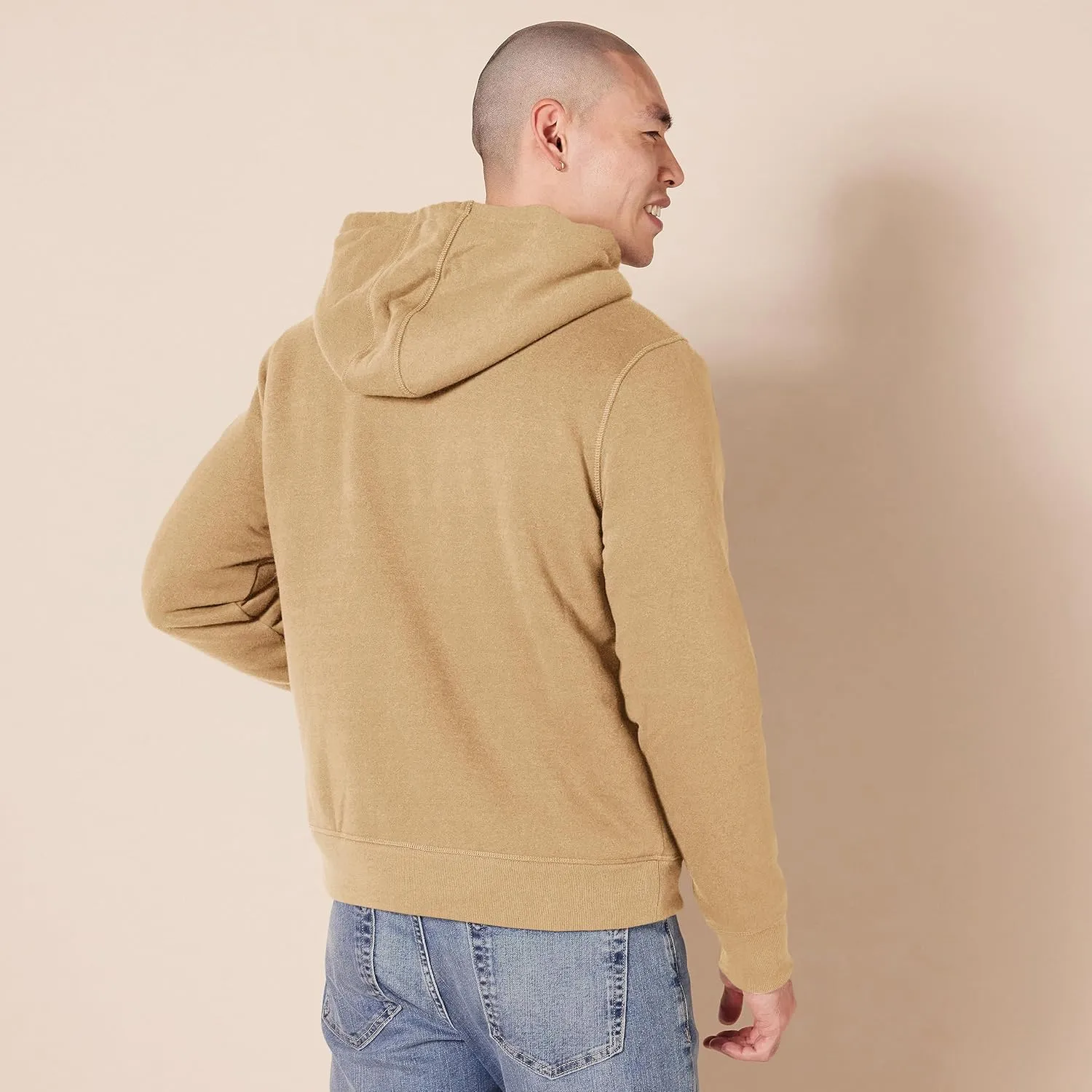 Amazon Essentials Hoodie For Men, Sherpa-Lined Full-Zip Fleece Sweatshirt