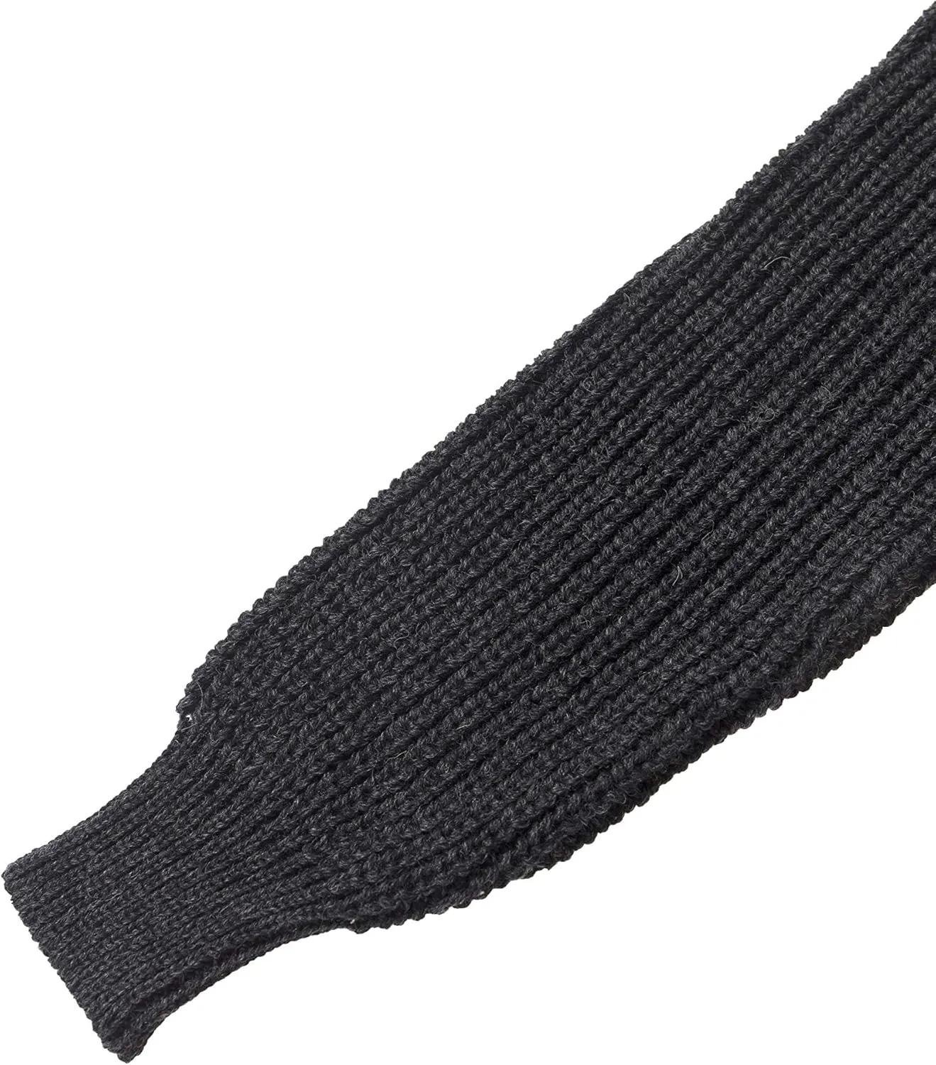 Aran Crafts Men's Fisherman Irish Rib Crew Neck Wool Sweater (100% Pure Wool)
