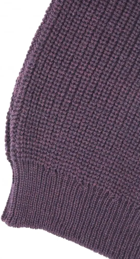 Aran Crafts Men's Fisherman Irish Rib Crew Neck Wool Sweater (100% Pure Wool)