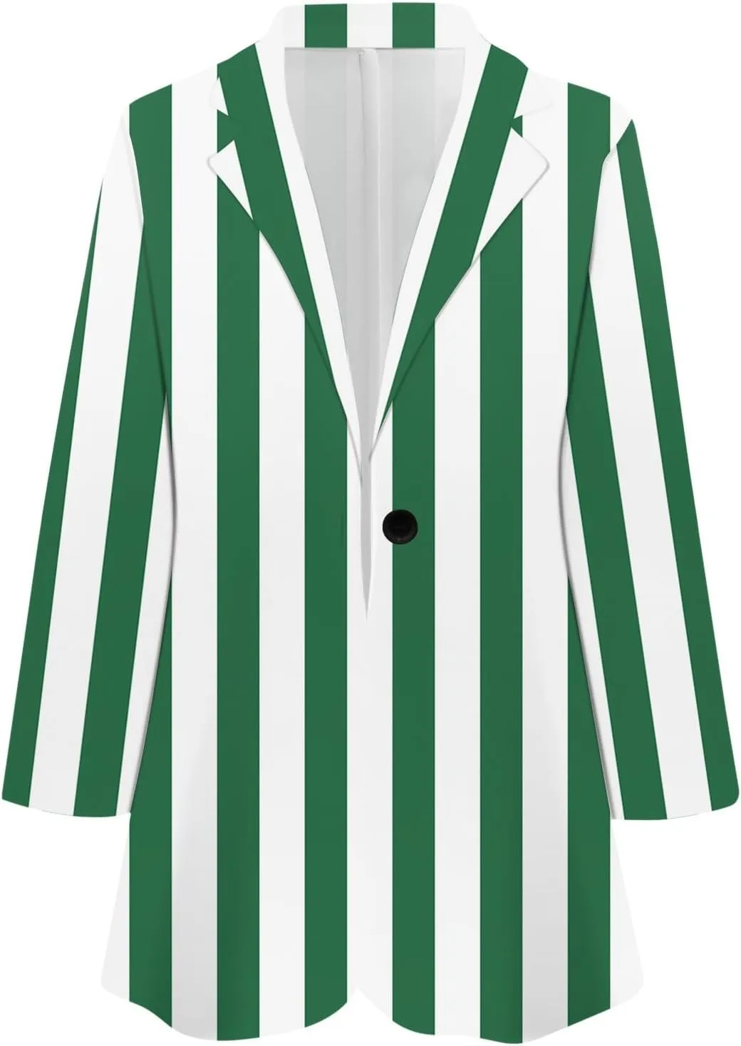 Blazers For Women Business Casual,2024 Fall Trendy Black And White Striped Blazer Lapel Open Front Cardigan Jacket