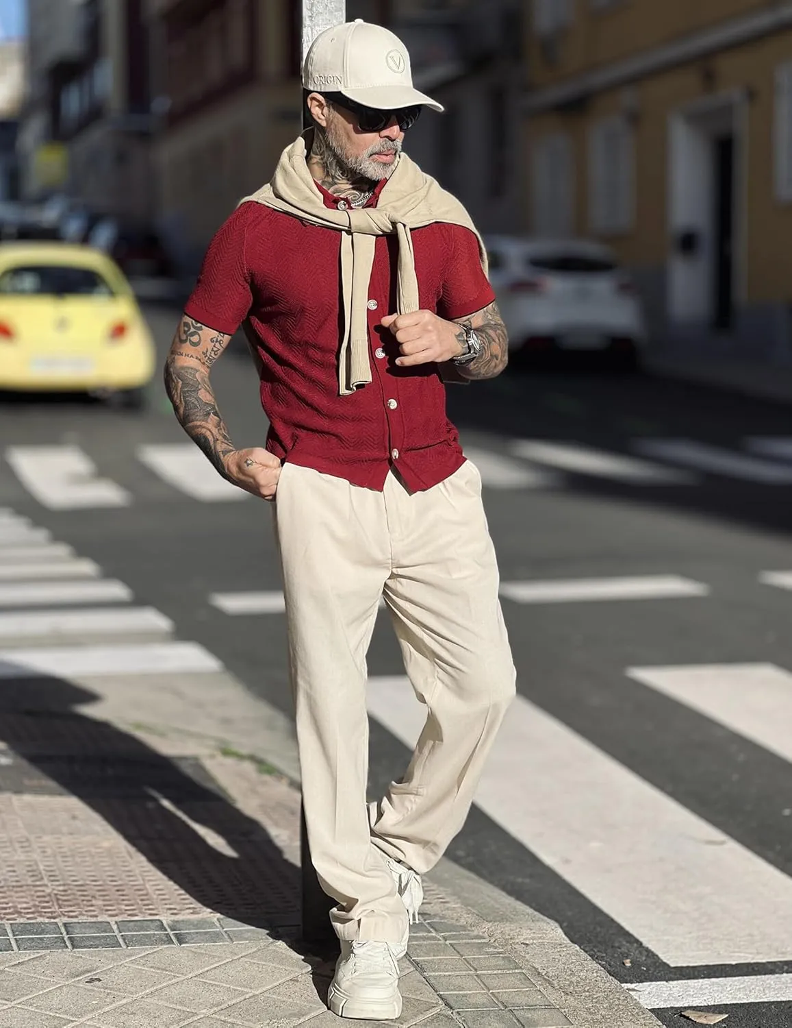 COOFANDY Men Linen Dress Pants Classic Fit Suit Pants Lightweight Wrinkle Free Casual Trousers