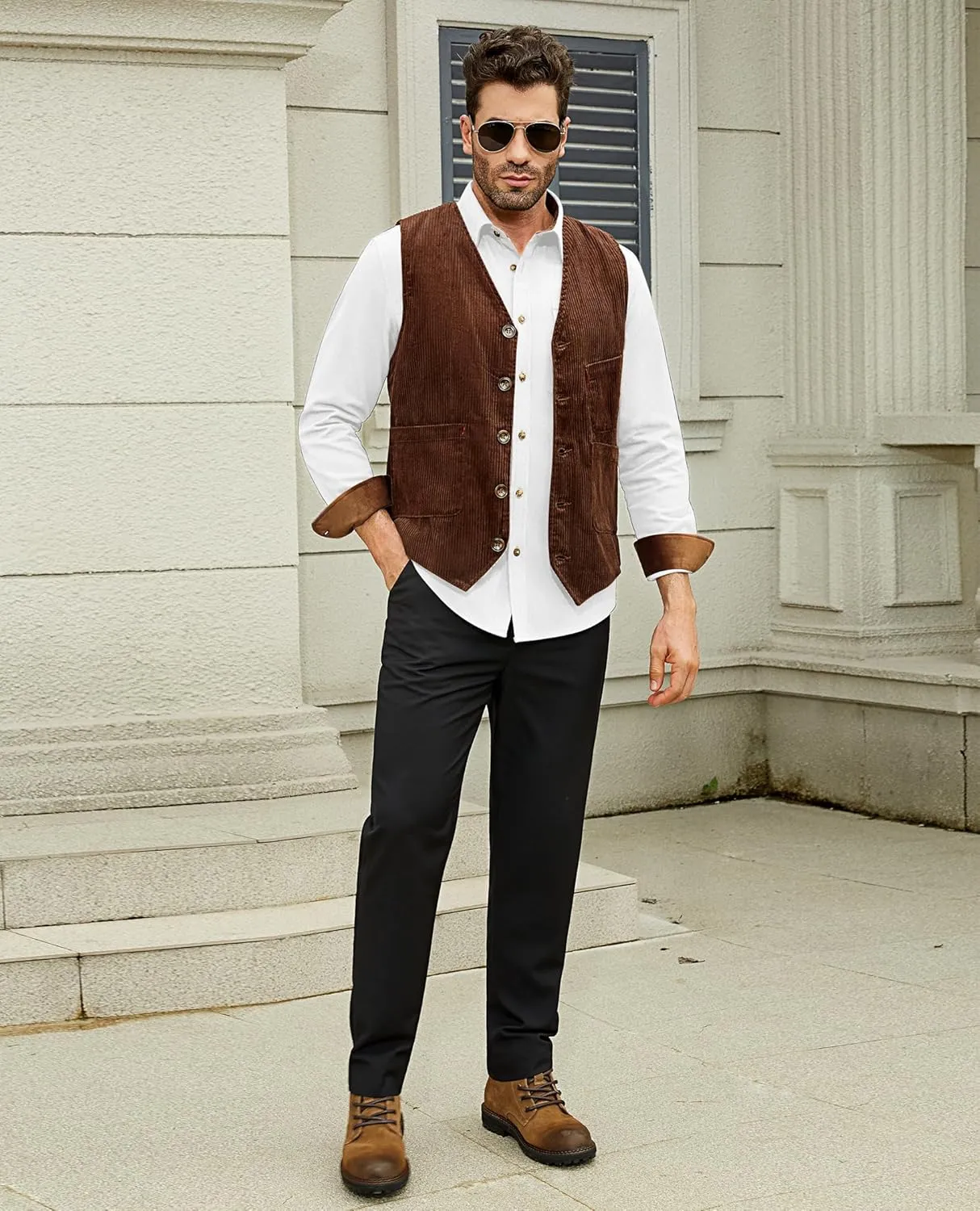 Flannel Shirt for Men Long Sleeve Mens Dress Shirts Cotton Casual Button Down Shirt Big Work Shacket Jackets