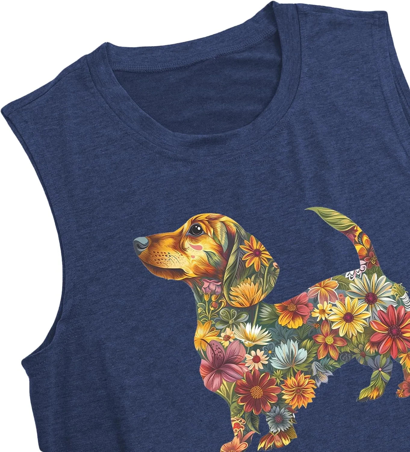 Hummingbird Tank Top for Women Bird Flower Graphic Tee Bird Lover Sleeveless Shirts