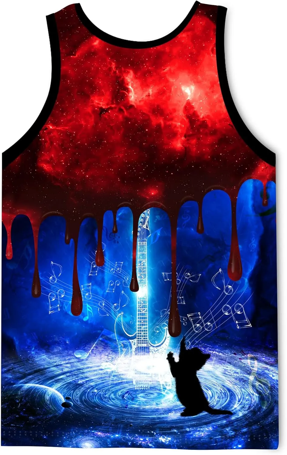 LAIDIPAS Men's 3D Tank Tops Summer Casual Novelty Sleeveless Shirt Unisex Colorful Graphics Top Tees Shirt