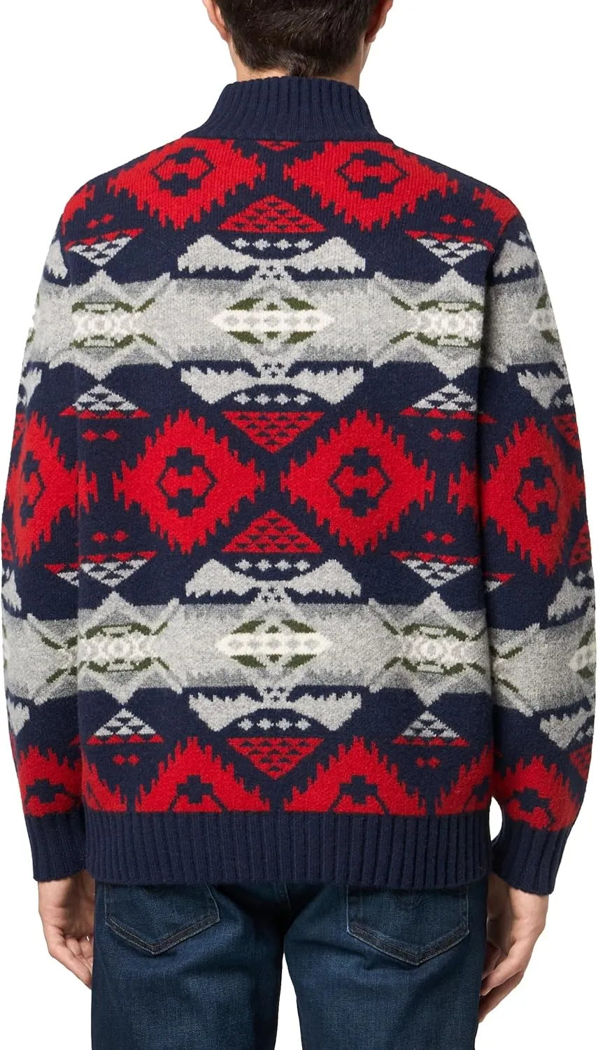 PENDLETON Men's Nehalem 1/4 Zip Wool Sweater