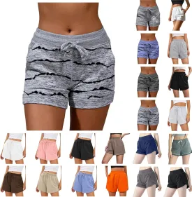 Uillui Sweat Shorts Womens 5" Comfy Cotton Athletic Gym Shorts High Waisted Workout Running Shorts Casual Jogger Short Pants