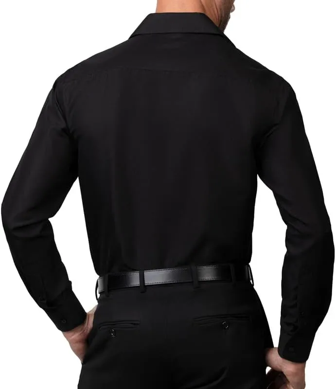 U.S. Polo Assn. Slim Fit Long Sleeve Button Down Dress Shirts for Men Wrinkle Free Long Sleeve Shirt Mens Formal Stretch