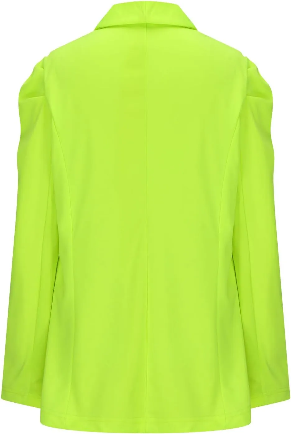 Women's Dressy Blazer Open Front Blazer Plus Size Business Casual Cardigan Blazer Puff Sleeve Blazer Jacket Outerwear